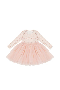 Anna Tulle Dress Petite Fleur Soft Peony
