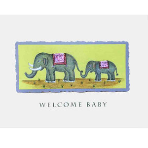Tusk Welcome Baby Card