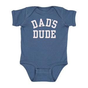 Dad’s Dude Short Sleeve Bodysuit - Indigo