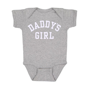 Daddy’s Girl Short Sleeve Bodysuit - Grey