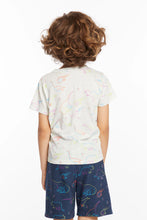 Load image into Gallery viewer, Neon DInos - Salt Short Sleeve Tee Shirt

