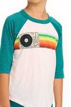 Load image into Gallery viewer, Turntable Rainbow Raglan Tee
