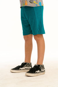 Terry Cloth Shorts - Lake Green