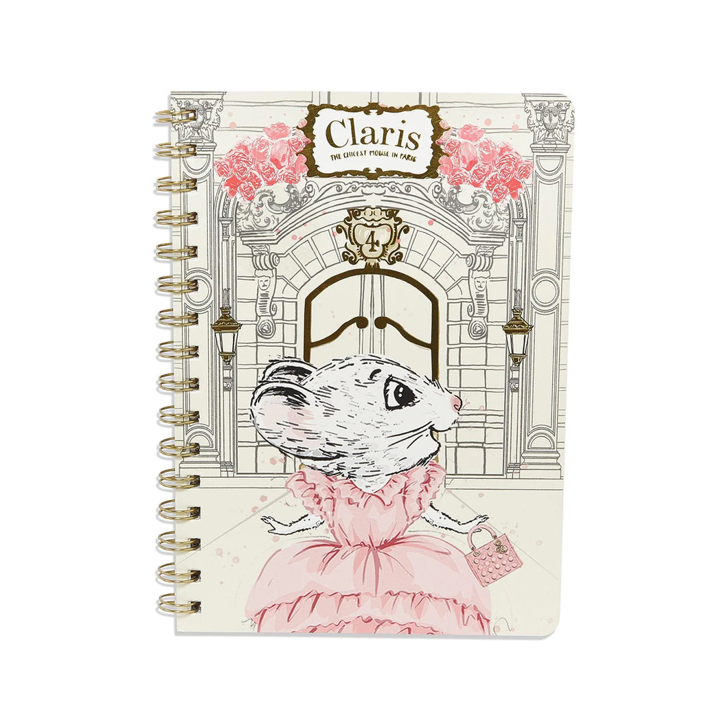 Claris The Chicest Mouse In Paris - Spiral Notebook
