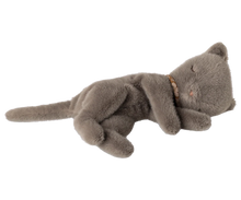 Load image into Gallery viewer, Sleeping Kitten Plush, Small - Grey

