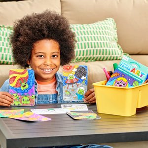 Undercover Art Hidden Pattern Coloring Activity Dino