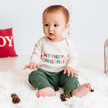 Load image into Gallery viewer, My First Christmas Long Sleeve Bodysuit
