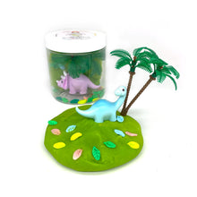 Load image into Gallery viewer, Dinosaur (Watersmellon) Mini Play-Dough-To-Go Kit - Scented
