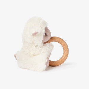 Huggie Ring Rattle Lamb