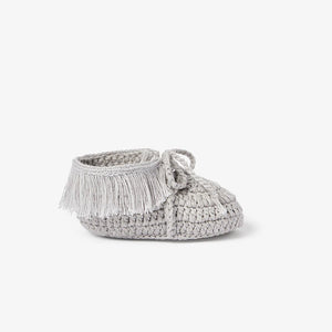 Booties Moccasins Gray 0-12M