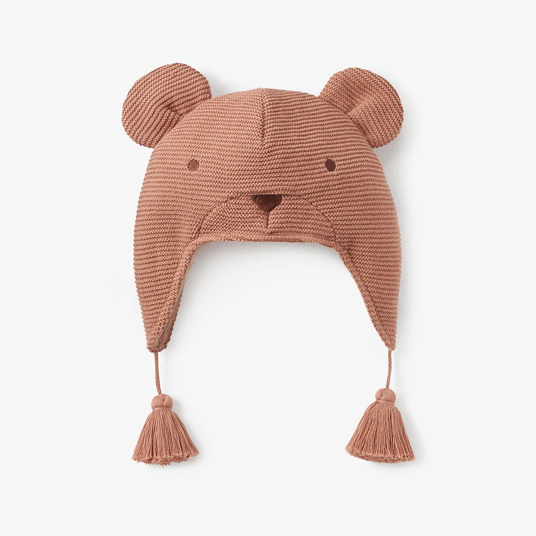 Aviator Hat Bear - Rust 0-12M