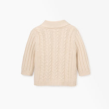 Load image into Gallery viewer, Rainy Day V-Neck Horseshoe Cable Cardigan
