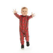 Load image into Gallery viewer, Holiday Red Plaid Romper
