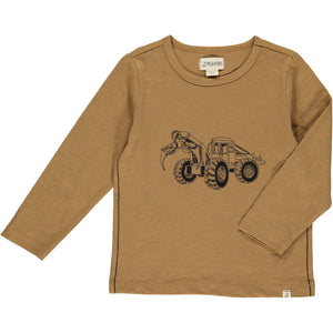 Cherokee Raglan Tee - Tan Construction