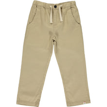 Load image into Gallery viewer, Beige pants with drawstring on a white background
