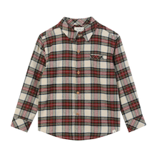 Load image into Gallery viewer, Atwood Woven Shirt - Cream/Green Plaid
