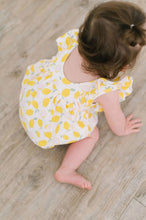 Load image into Gallery viewer, Amelia Romper In Lemon Drop - Baby Bubble
