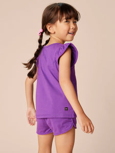 Pom-Pom Flutter Top