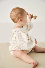 Load image into Gallery viewer, Organic Cotton Muslin Frances Playsuit - Nina Watercolour Floral
