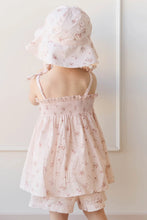 Load image into Gallery viewer, Organic Cotton Ellie Top - Petite Fleur Soft Peony
