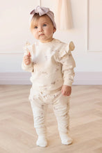 Load image into Gallery viewer, Organic Cotton Maple Sweatshirt - Playful Kittens Whisper White Large
