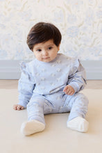 Load image into Gallery viewer, Organic Cotton Morgan Track Pant - Rose Floral Smoke
