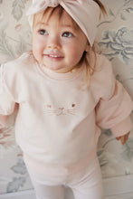 Load image into Gallery viewer, Organic Cotton Penny Sweater Ballet Pink - Baby Girl
