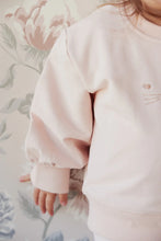 Load image into Gallery viewer, Organic Cotton Penny Sweater Ballet Pink - Baby Girl

