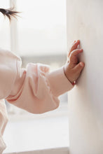 Load image into Gallery viewer, Organic Cotton Penny Sweater Ballet Pink - Baby Girl
