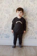 Load image into Gallery viewer, Organic Cotton Kit Sweatshirt - Onyx Marle
