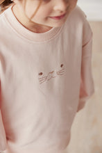 Load image into Gallery viewer, Organic Cotton Penny Sweater - Ballet Pink - Big Girl

