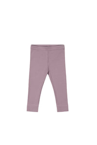 Organic Cotton Legging - Periwinkle