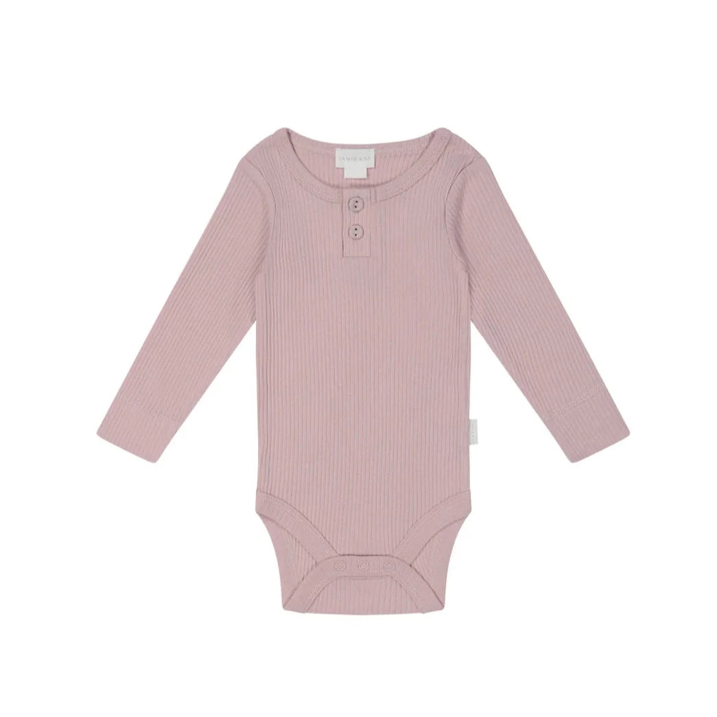 Organic Cotton L/S Bodysuit - Blossom