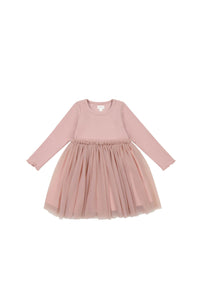 Anna Tulle Dress - Powder Pink