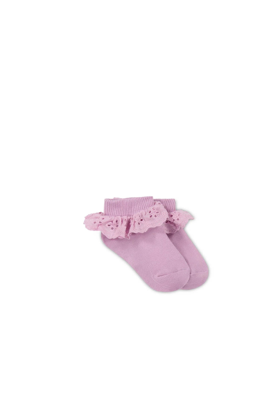 Frill Ankle Sock - Lilac Blush