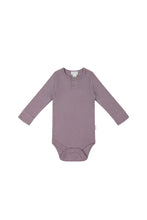Load image into Gallery viewer, Organic Cotton Modal Long Sleeve Bodysuit - Daisy
