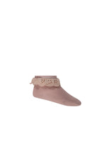 Load image into Gallery viewer, Frill Ankle Sock - Mauve Shadow
