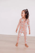 Load image into Gallery viewer, Print Long Sleeve Pajama Set - Blush Yeti
