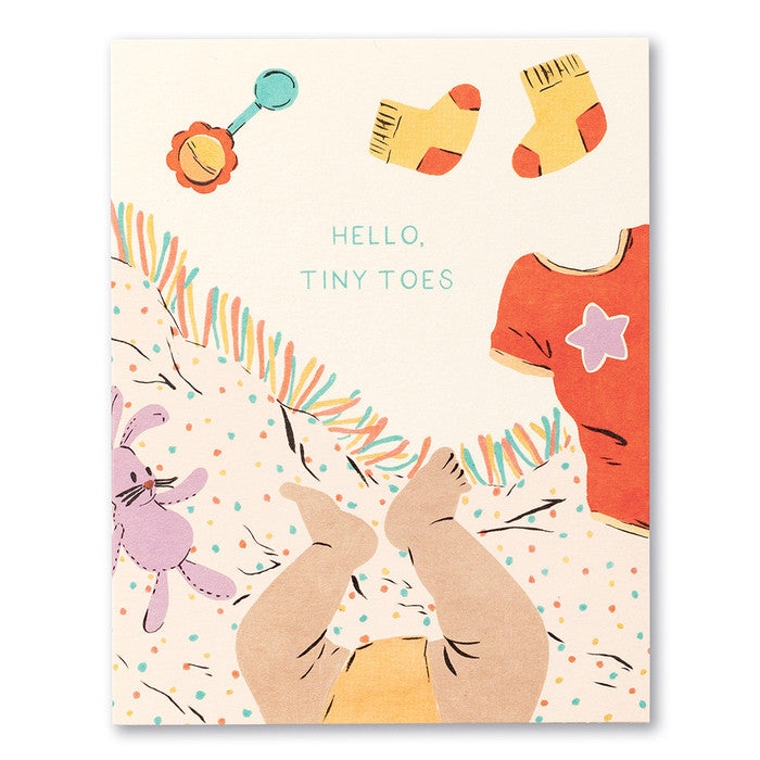 Hello Little Toes Card