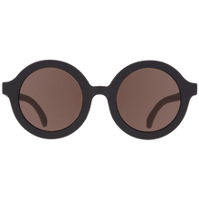 Load image into Gallery viewer, Euro Round Jet Black Sunglasses
