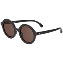 Load image into Gallery viewer, Euro Round Jet Black Sunglasses
