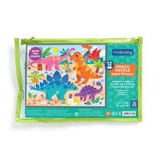 Load image into Gallery viewer, Mighty Dinosaur 12 Piece Puzzle Pouch

