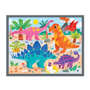 Mighty Dinosaur 12 Piece Puzzle Pouch
