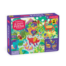 Load image into Gallery viewer, Pizzasaurus Shaped Scratch &amp; Sniff Puzzle
