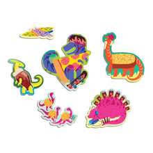 Load image into Gallery viewer, Pizzasaurus Shaped Scratch &amp; Sniff Puzzle
