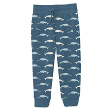Load image into Gallery viewer, Fleece Joggers  Deep Sea Narwhal
