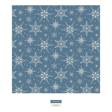 Load image into Gallery viewer, Long Sleeve Pajama Set - Parisian Blue Snowflakes
