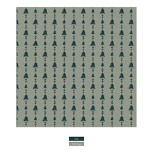 Load image into Gallery viewer, 2 Way Zipper Footie - Silver Sage Trees &amp; Hearts
