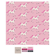 Load image into Gallery viewer, Print Swaddling Blanket - Cake Pop Prancing Unicorn
