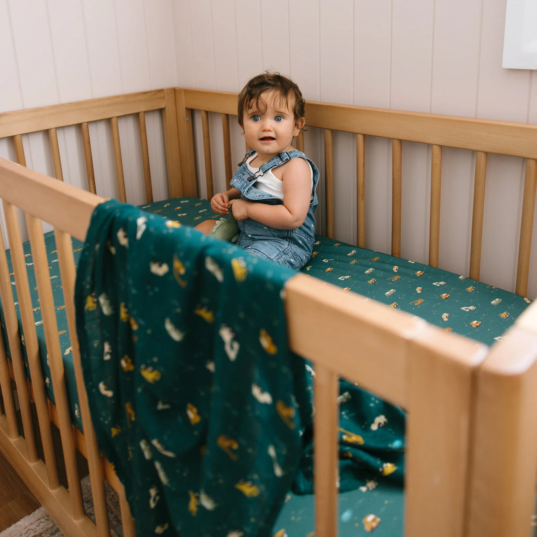 Trucks Organic Muslin Swaddle